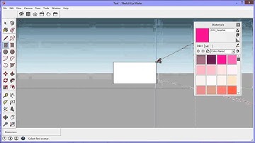 5 Sketchup colour object rotation follow me