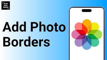 How to add border frame to photos on iPhone ?