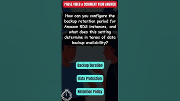 AWS RDS Backup Retention | Data Backup Management | AWS Q&A