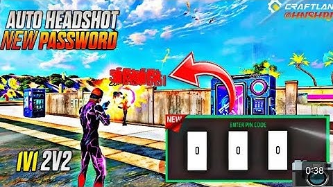 28 December PASSWORD CHANGED 1V1-2V2 Headshot Craftland map code Ne...hnshri