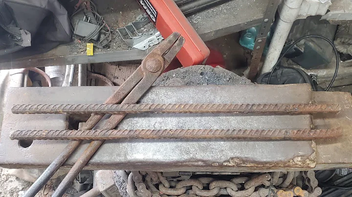 How to make tongs from rebar