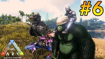 ARK SURVIVAL EVOLVED EP#6 Taming a Gigantopithecus and Ankylosaurus for the Ultimate Adventure!