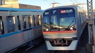 東葉高速鉄道2000系2107F快速中野駅行き浦安駅到着(2022/12/24)