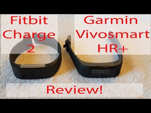 Fitbit Charge 2 vs Garmin Vivosmart HR+ review for runners