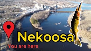 Shore Fishing The Wisconsin River in Nekoosa Early Walleye Spawn