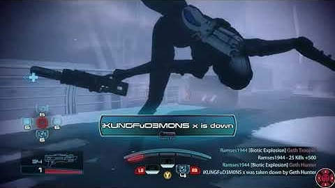 Mass Effect 3 - Geth [Gold] on Firebase White (Whiteout)