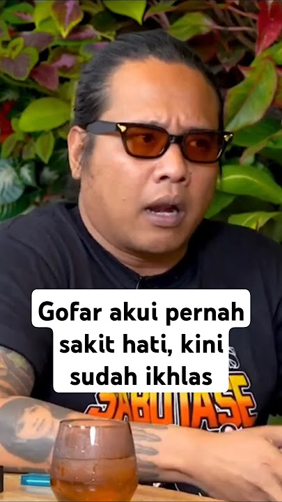 Gofar merupakan salah satu pendiri Lawless saat itu. Diakui pernah sakit hati. Cr : curhatbang