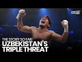 Triple Threat 🇺🇿 Uzbekistan's Akhmadliev, Madrimov & Giyasov sweeping the pro ranks