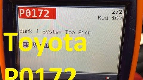 7 Causes of a Toyota P0172 Code: System too Rich – Bank 1