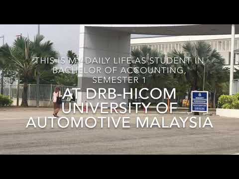 Daily Life as Student in Drb Hicom University of Automotive Malaysia