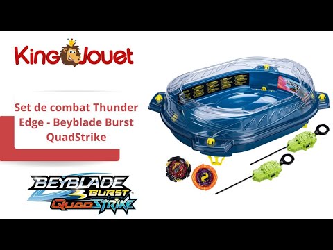 Hasbro Beyblade Burst Quadstrike Thunder Edge Battle Set | GameStop