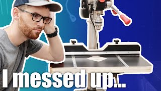 Watch this BEFORE you build a Drill Press Table!