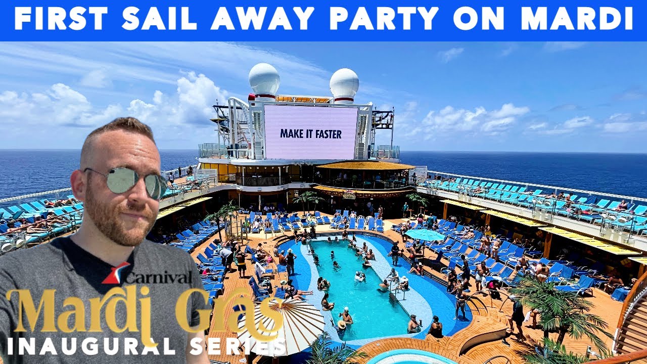 Carnival Mardi Gras Inaugural: First Sail Away & Dinner at ChiBang! | Solo Cruise