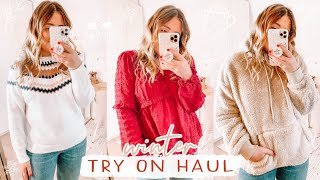 COZY WINTER TRY ON HAUL |  NA-KD, DAISY JEWELLERY, H&M, OTHER STORIES & BLAISE BOUTIQUE