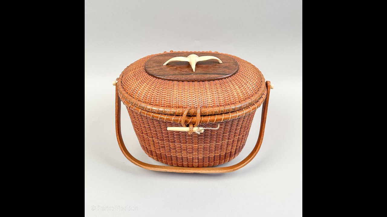 Vintage Nantucket Basket Purse by Stanley Roop - YouTube