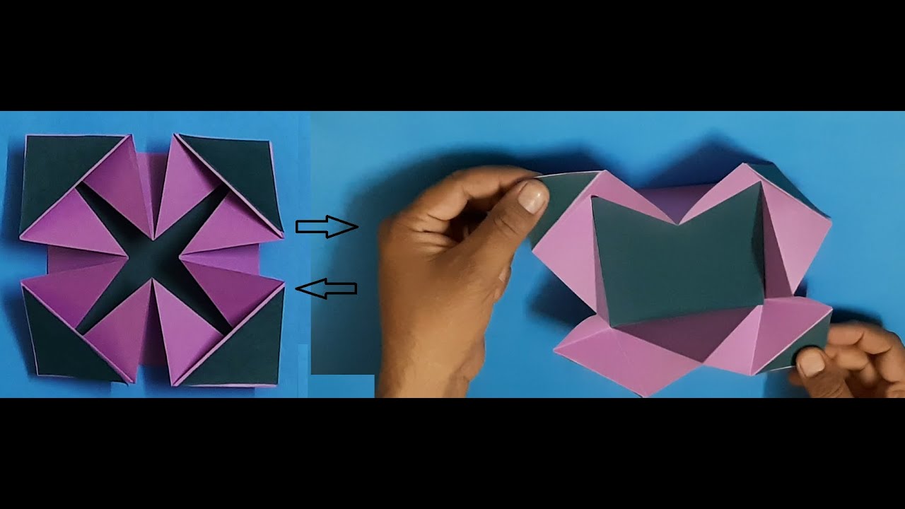 How to make Napkin fold card Birthday greeting card ideas Handmade