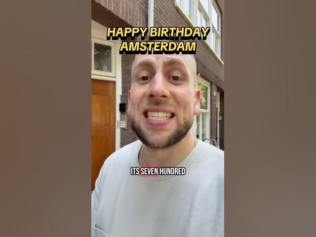 Happy birthday Amsterdam! ❌❌❌ #shorts #comedy #amsterdam #jokes