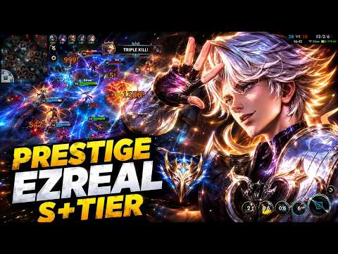 THE STRONGEST ADC IN THE META WILD RIFT EXCLUSIVE SKIN PRESTIGE HEARTSTEEL EZREAL