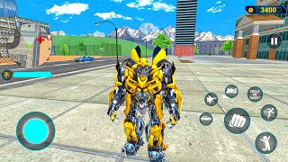 Bumblebee Multiple Transformation Jet Robot Car Game 2020 - Android Gameplay #2