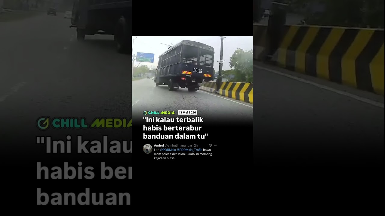 Black Maria jalan licin pun bawa mcm pelesit