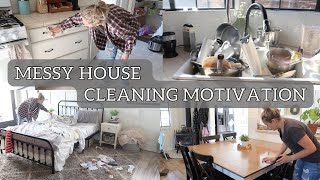 EXTREME DIRTY HOUSE CLEAN W ME || CLEANING MOTIVATION || BUSY MOM OF 4