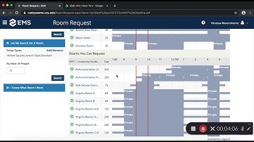 How to Use the EMS WebApp, from The Commons, USC&A, Event Services Team