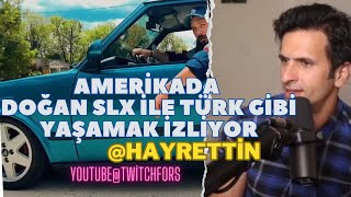 AMERİKALI AYNASIZ AMERİKADA DOĞAN SLX İLE TÜRK GİBİ YAŞAMAK İZLİYOR @hayrettin