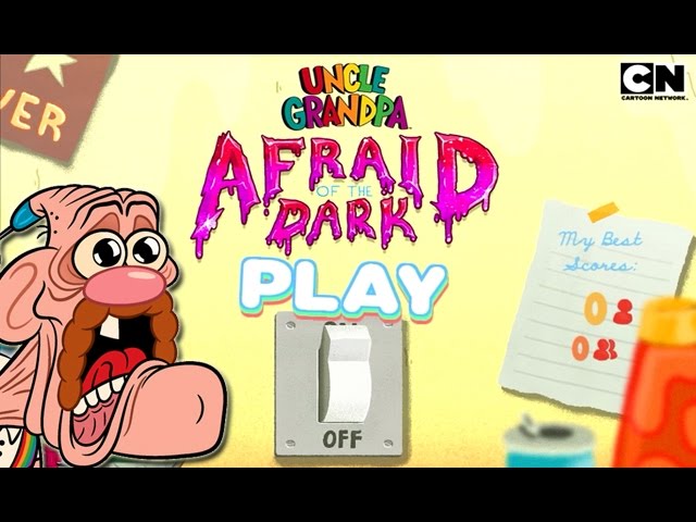 Uncle Grandpa - AFRAID of the DARK (Cartoon Network Games)