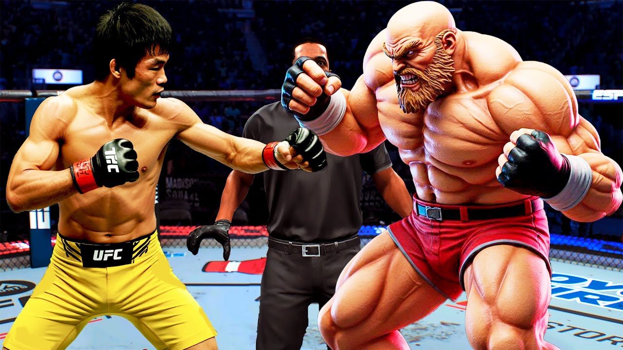 Брюс Ли в расцвете сил против звезды Power God | EA Sports UFC 4