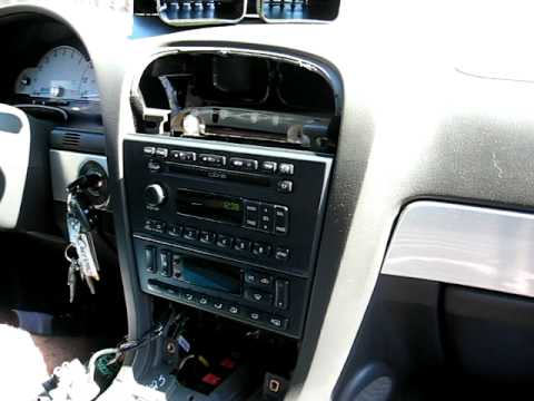 Removing radio from 2003 ford explorer