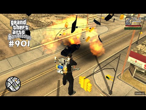 Обзор модов GTA San Andreas #901 – Улучшенный джетпак