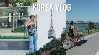 KOREA VLOG |  hybe, seeing k-drama actors & actresses, namjooning, exploring Seoul