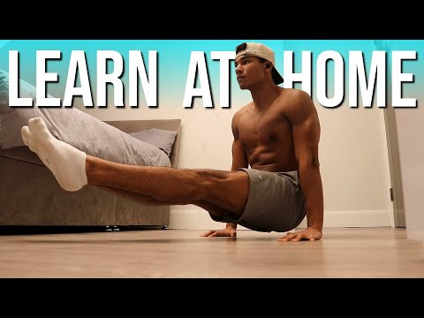 Home L-Sit Workout For Absolute Beginners | NO EQUIPMENT (Calisthenics for Beginners)