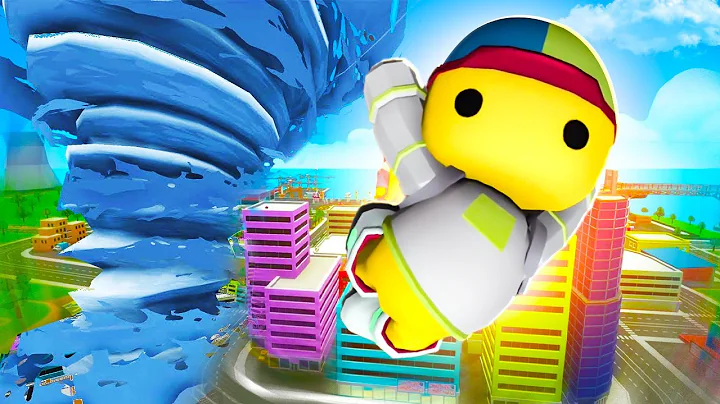 Giant Tornado RIPS APART Wobbly Life