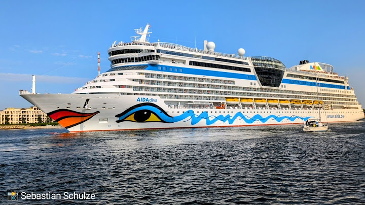 Auslauf AIDAmar & AIDAdiva aus dem Hafen Warnemünde 🛳️🌊🚢🌄