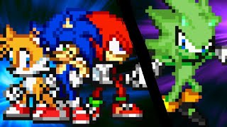 Sonic, Tails & Knuckles VS Ashura