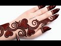 Valentine's special simple unique style mehndi design|new easy mehndi design 2026 | mehandi designs|