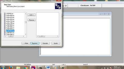 Cómo crear un proyecto en MPLAB IDE versión 8.92