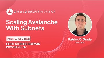 Scaling Avalanche With Subnets | Avalanche House | FE Brooklyn