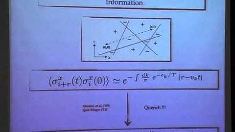 Alessandro Silva - Quantum quenches 3