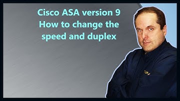 Cisco ASA version 9 How to change the speed and duplex