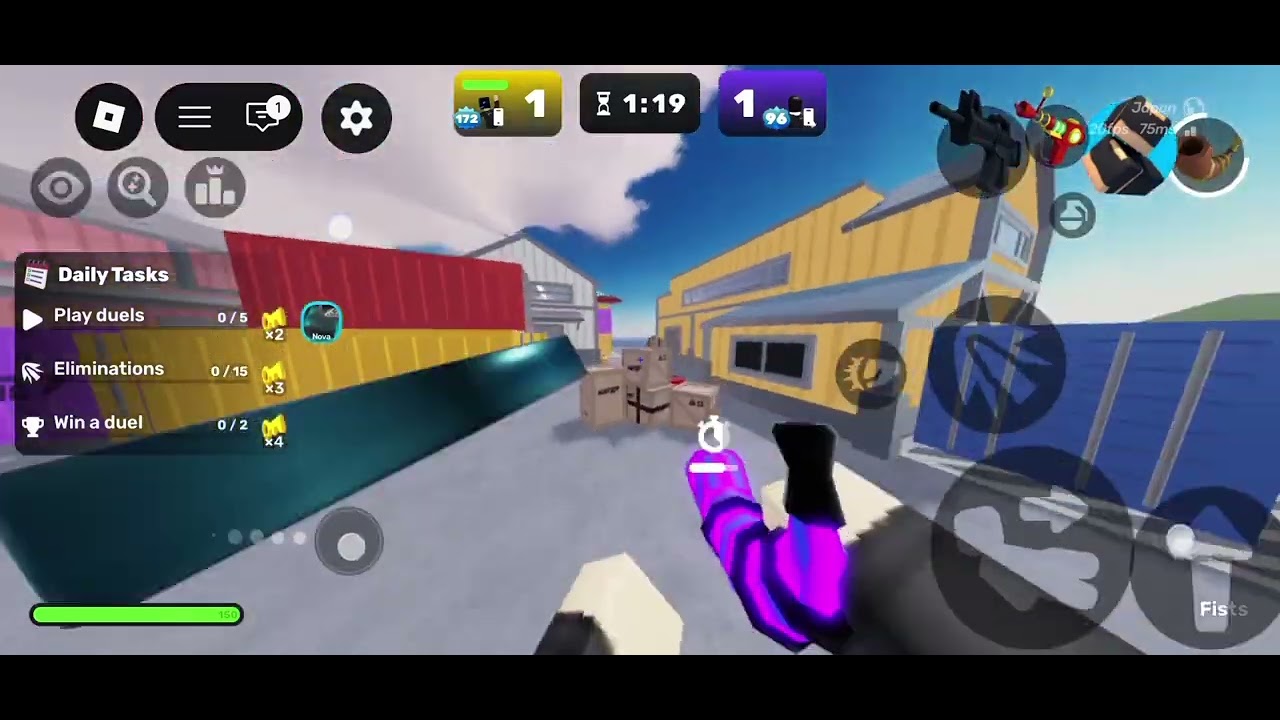 Double burst rifle vs double shotgun in Rivals roblox (gamemode/double ...