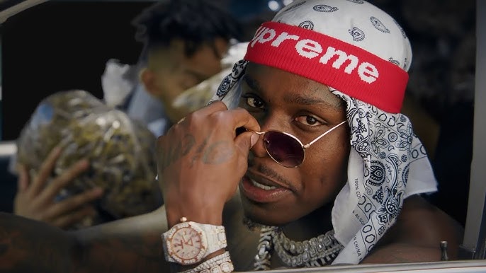 Louis Vuitton Christopher Backpack Monogram GM Prism of DaBaby in the music  video Dababy - Shut Up (Official Music Video)