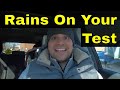 What To Do If It Rains On Your Driving Test