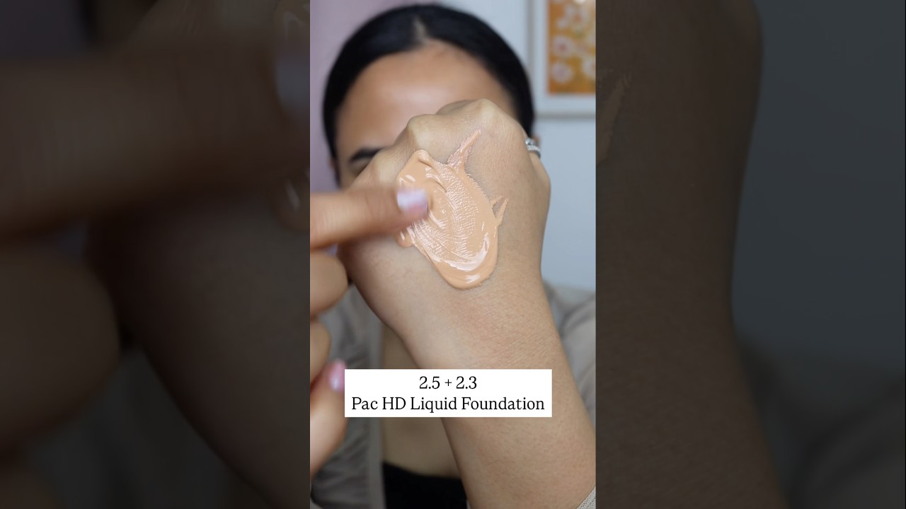Mixing 2 shades of Pac HD Liquid Foundation | Waysheblushes
