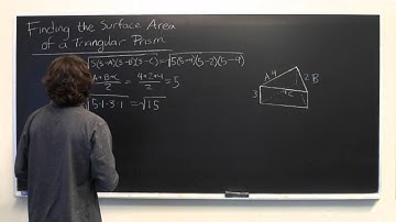 Surface Area of a Triangular Prism When the Height of the Triangle Isn