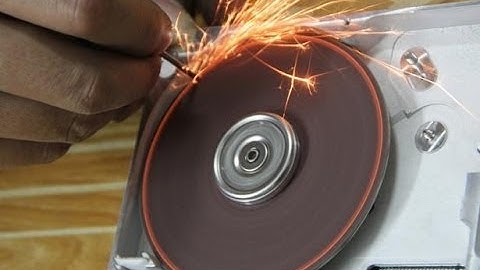 MẠNH G TV - Chế Máy Mài Mini Bằng ổ Cứng Không Cần mạch ESC và Pin