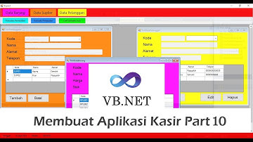 Membuat Aplikasi Kasir Sederhana Part 10 | Mengubah Data di Data Base Menggunakan Form