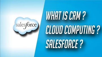 What is salesforce, Cloud Computing and CRM - Salesforce Tutorial in hindi #1