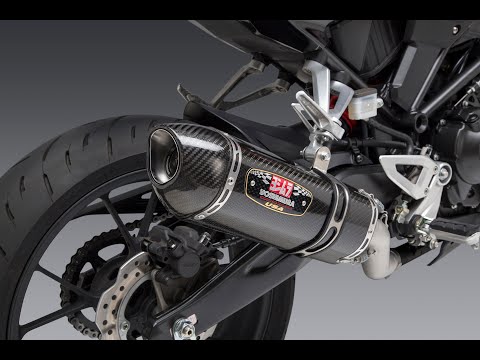 SILENCIEUX CARBONE YOSHIMURA R-77 RACING HONDA CB 300 R 2019-2021 vidéo